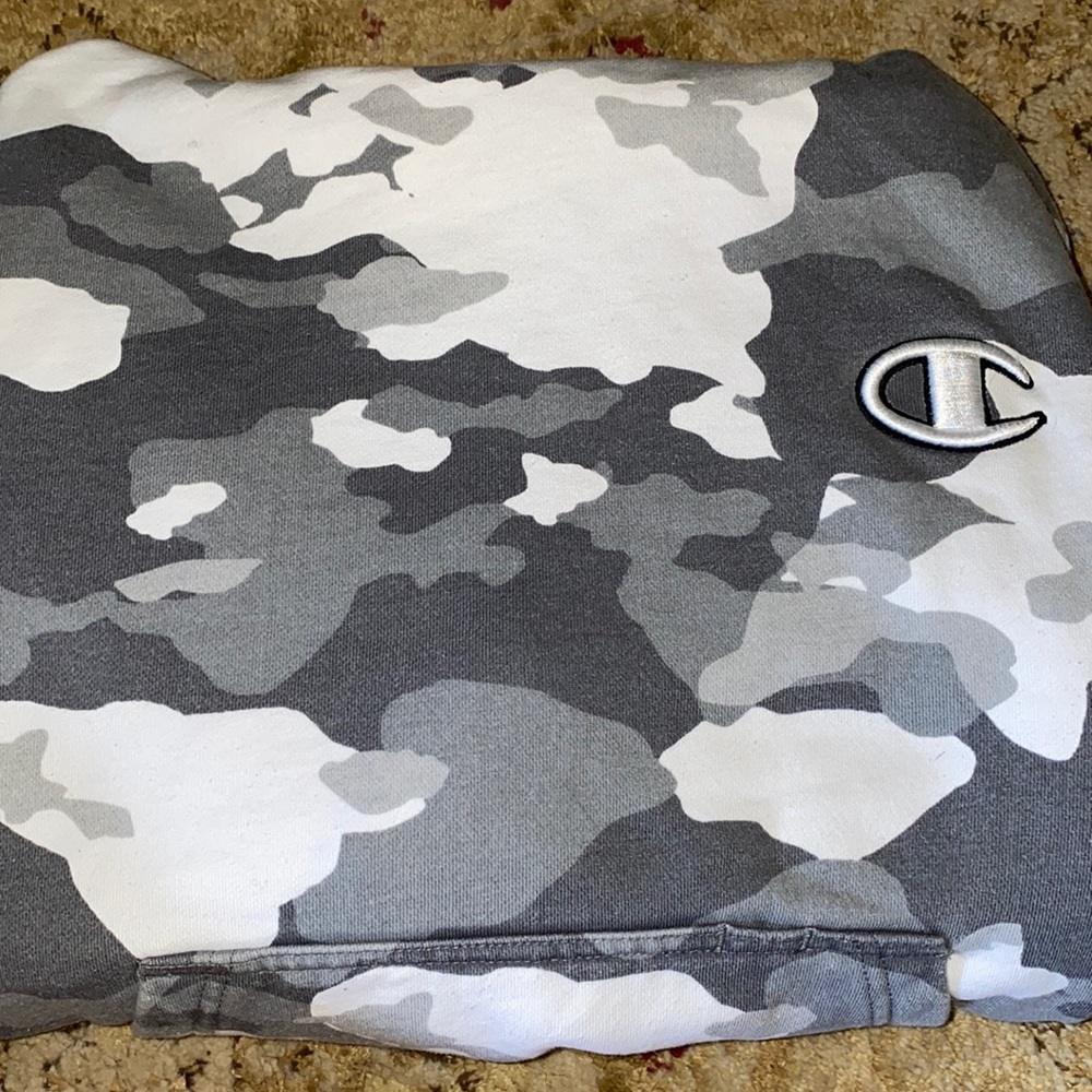 Camo champion hoodie